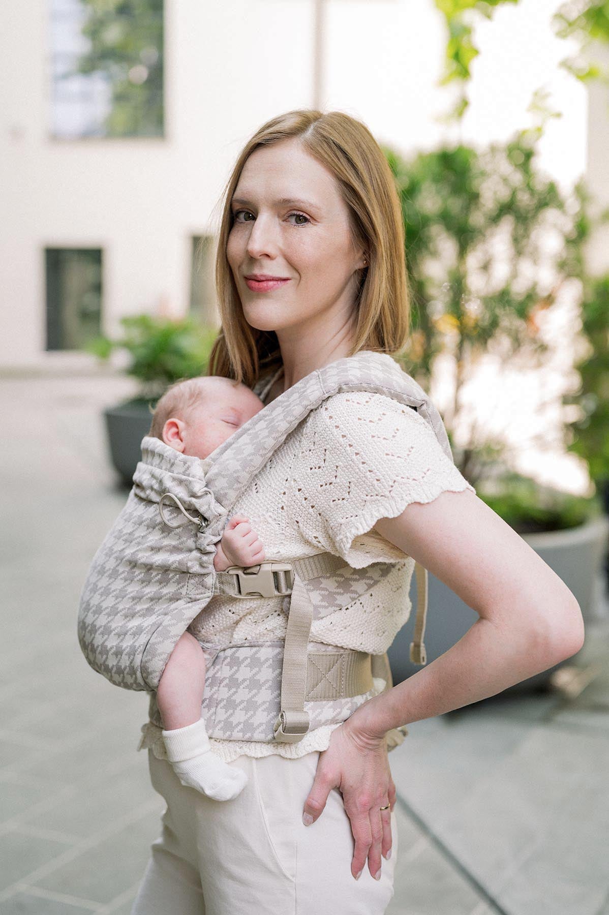 Baby Carrier Newborn (0+) Houndstooth