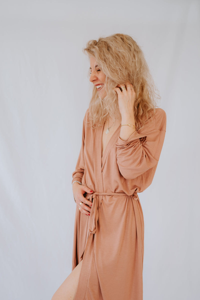 Robe for moms Light Brown 7